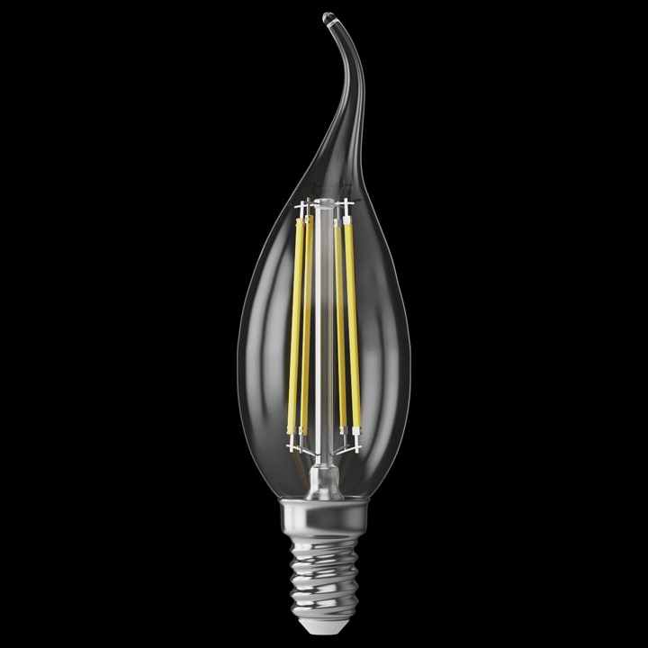 Лампа светодиодная voltega candle wind 9w graphene e14 7вт 4000k 7133