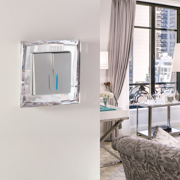 Рамка на 1 пост werkel diamant (зеркальный) w0011220