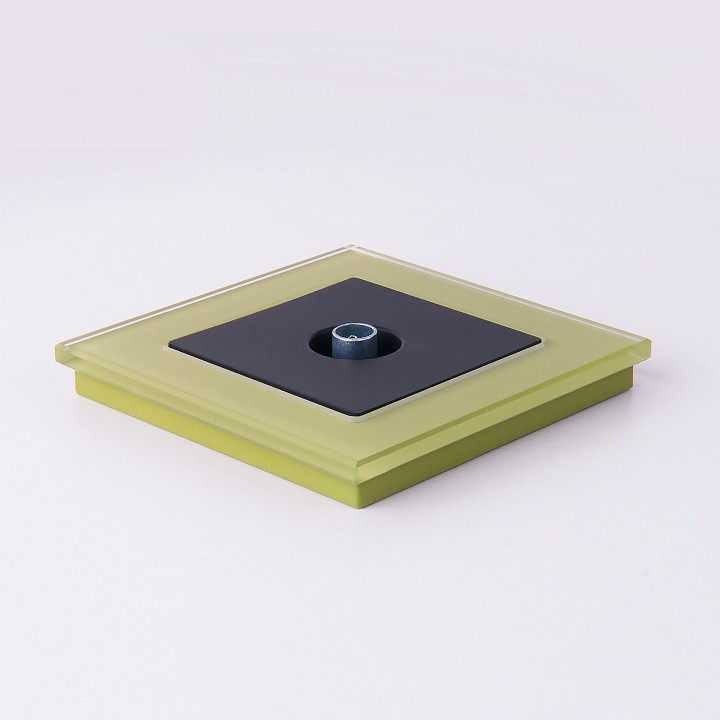 Тв-розетка проходная без рамки werkel черные матовый w1184008