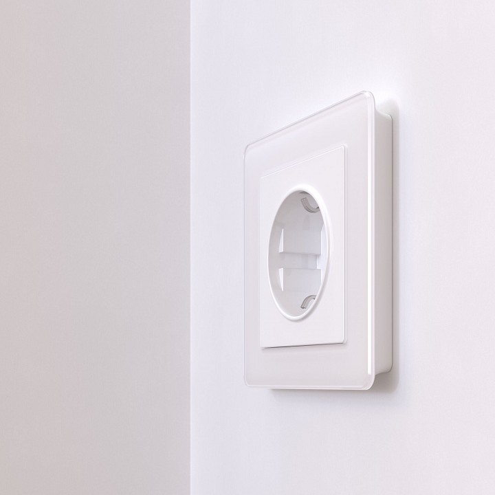 Рамка на 1 пост werkel acrylic (белый) w0012701