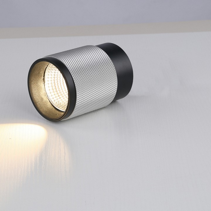 Накладной светильник iledex technical delta 1955-10w-3000k-36 bk+sl