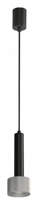 Подвесной светильник iledex technical delta 2362-1 bk+sl