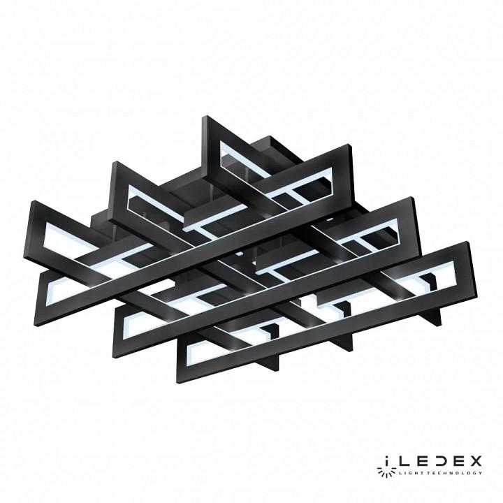 Потолочная люстра iledex stalker 9082-800*800-x 192w bk