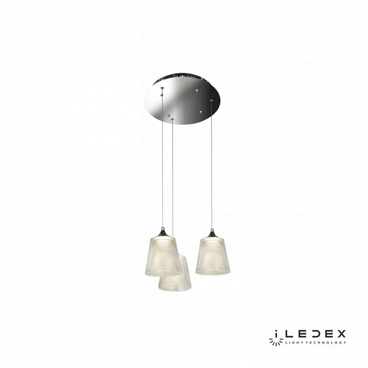 Подвесной светильник iledex flora wd8007-3 cr
