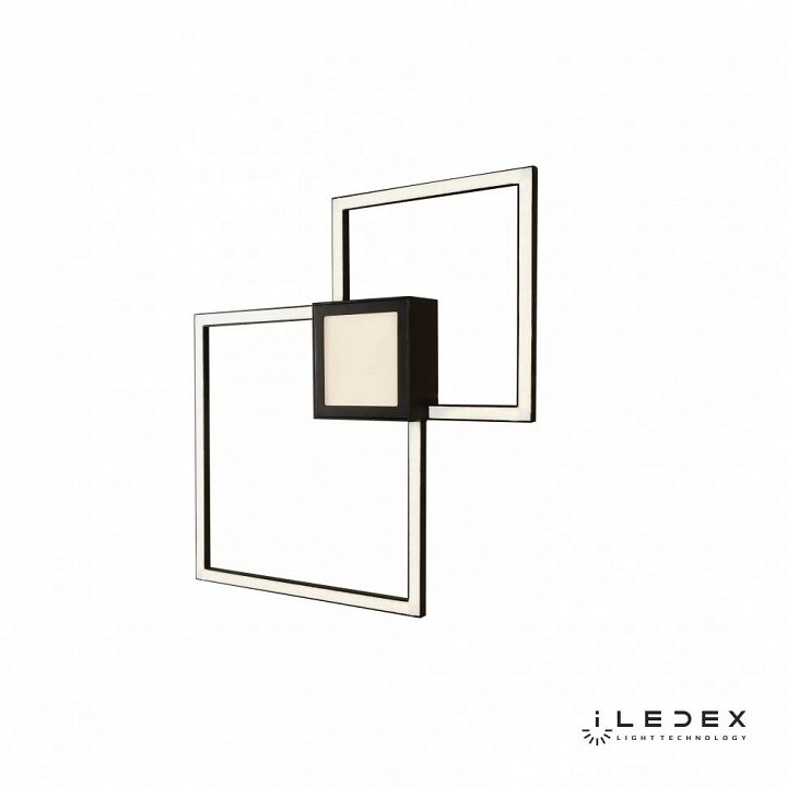 Накладной светильник iledex galaxy x046424 24w 3000k bk