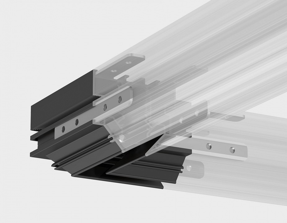 Соединитель угловой внутренний для треков встраиваемых ambrella light track system gl1981