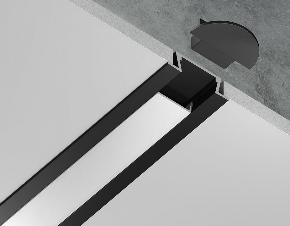 Профиль встраиваемый ambrella light gp gp1001bk