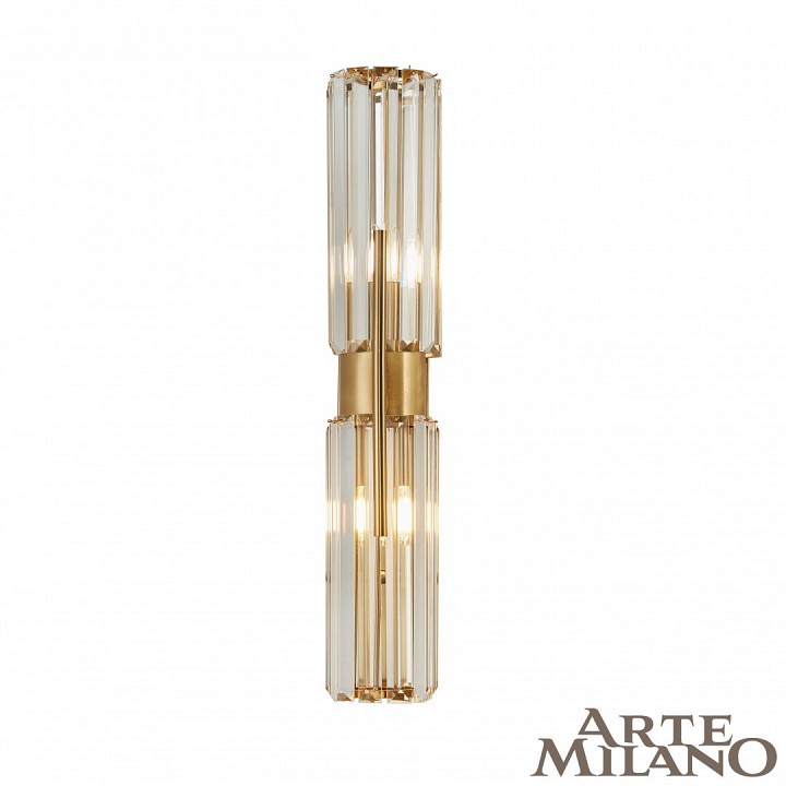 Накладной светильник arte milano am-0011 0011b.d100.h560.e14.2 g