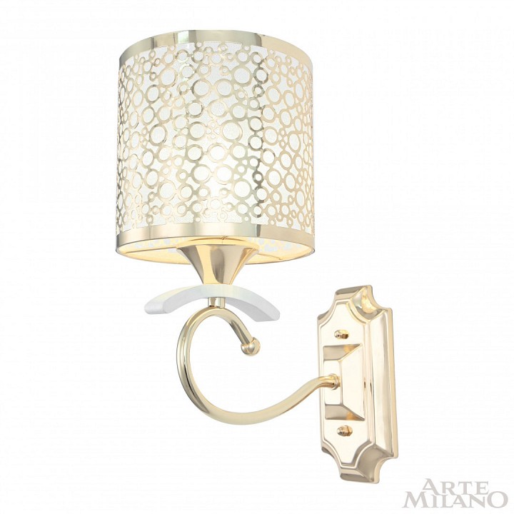 Бра arte milano florentia-9787 309787/1w wh/gd