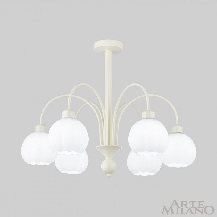 Люстра на штанге arte milano am-napoli 315066/d680/6 iv