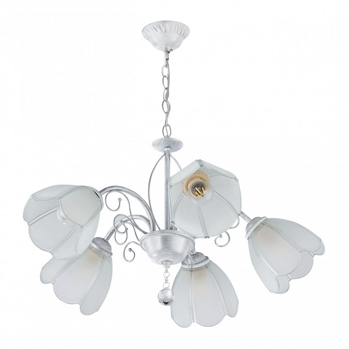 Подвесная люстра arte milano amalfi-2656 332656/5 wt+sl