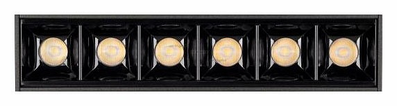 Встраиваемый светильник arlight mag-laser-45-l160-6w day4000 (bk, 15 deg, 24v) 026934