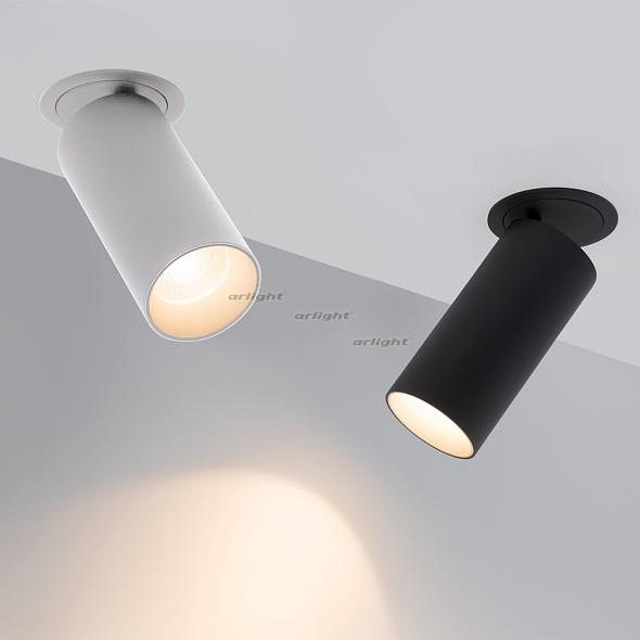 Спот arlight sp-polo-built-r95-25w day4000 (wh-wh, 40 deg) 027340