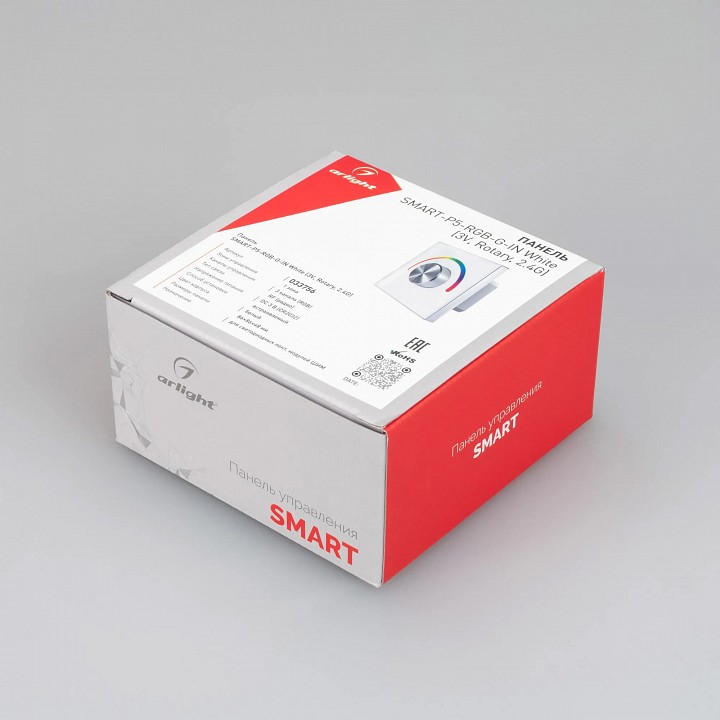 Панель-регулятора цвета rgb роторный встраиваемый arlight smart 033756