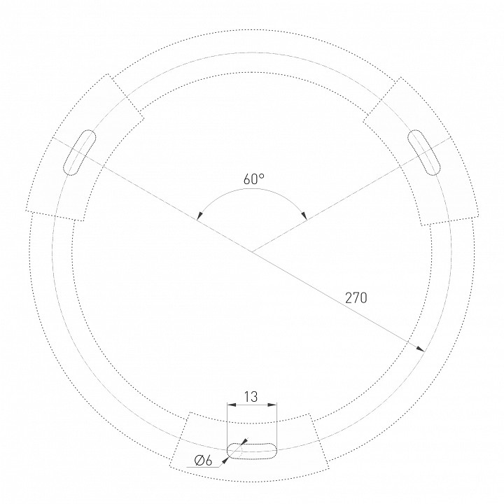 Накладной светильник arlight rondo 034823