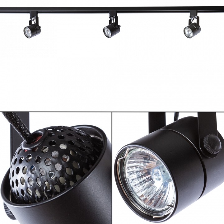 Светильник на штанге arte lamp track lights a1310pl-1bk