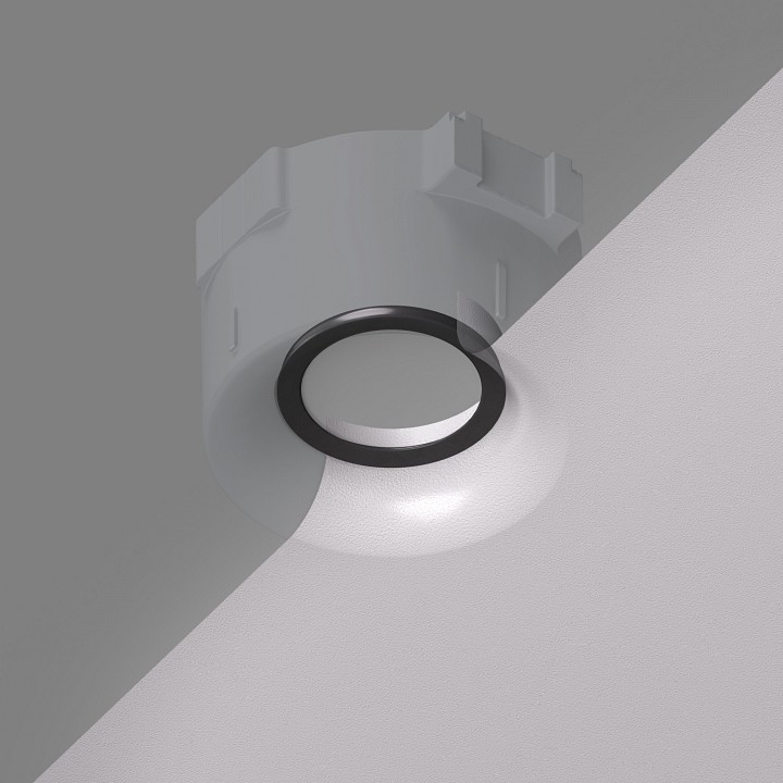 Рамка на 1 светильник denkirs inviz dk2085-bk