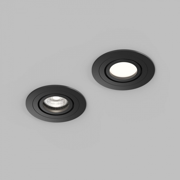 Встраиваемый светильник denkirs hydro dk2110-bk