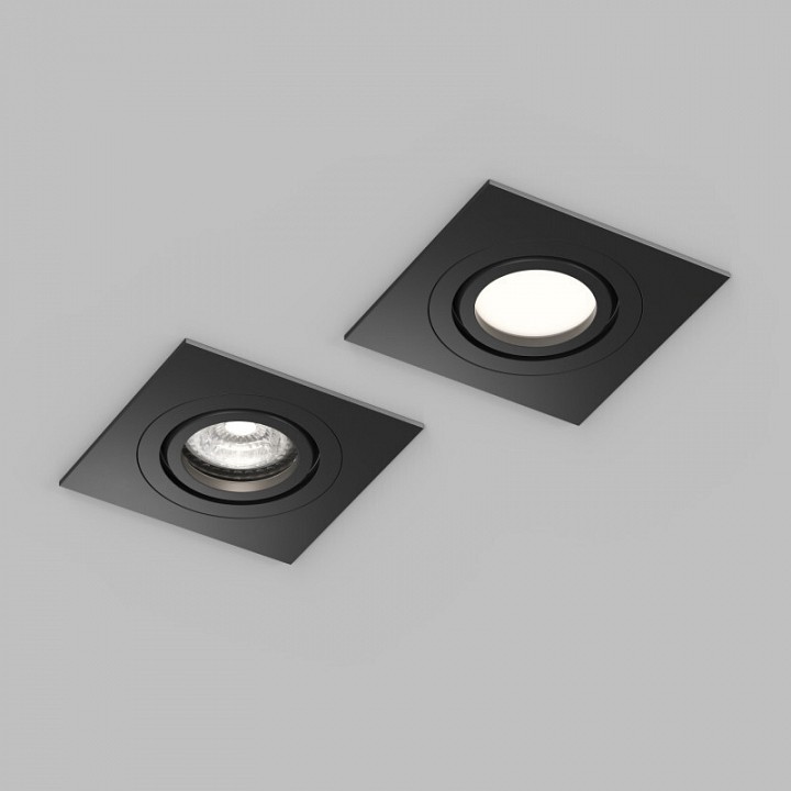 Встраиваемый светильник denkirs hydro dk2111-bk