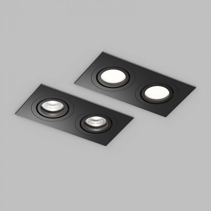 Встраиваемый светильник denkirs hydro dk2112-bk