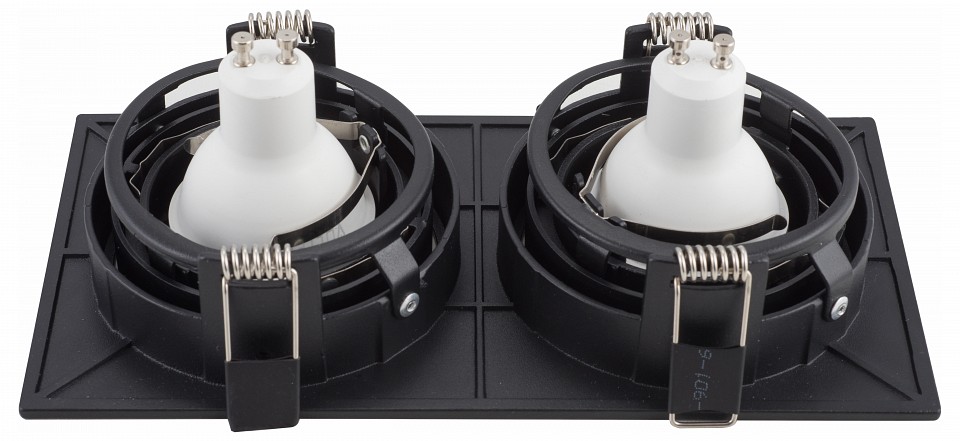 Встраиваемый светильник denkirs roto dk2122-bk