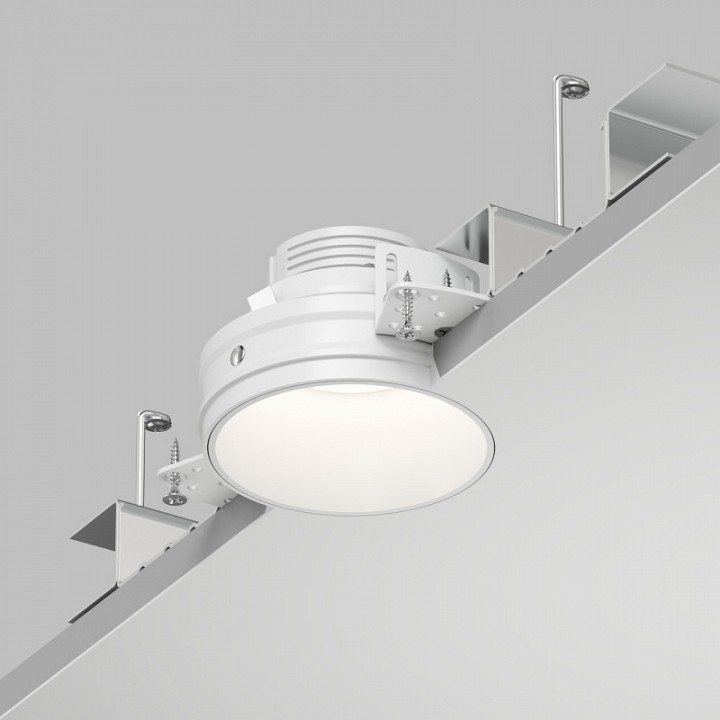 Встраиваемый светильник denkirs spot hide dk2145-wh