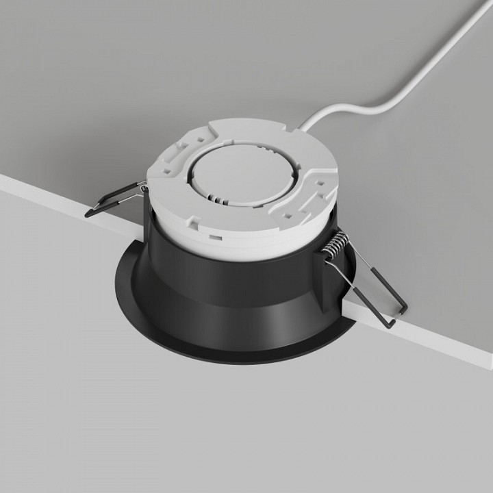 Встраиваемый светильник denkirs iner dk2155-bk