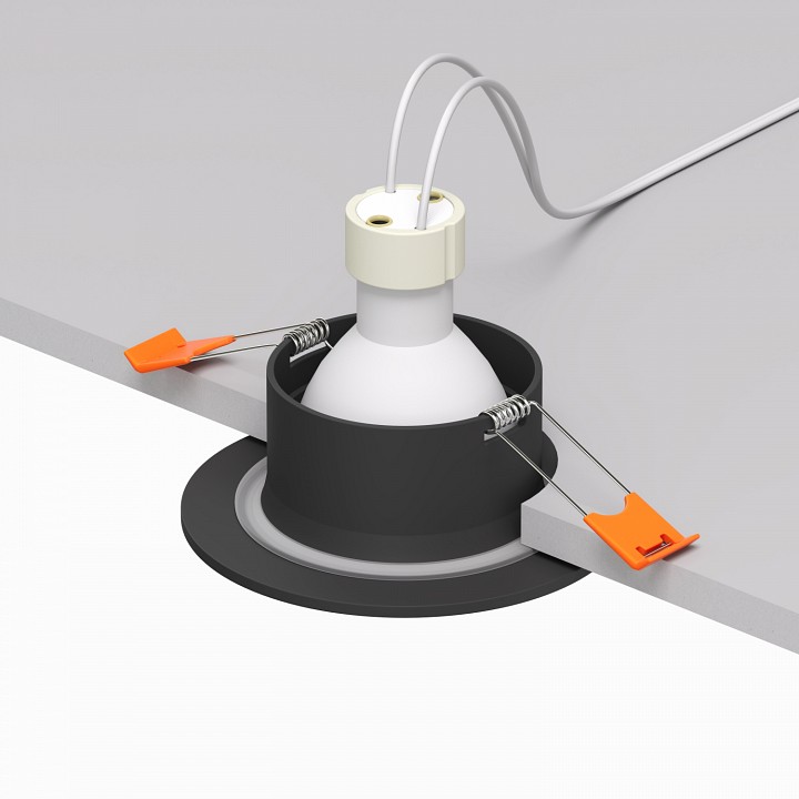 Встраиваемый светильник denkirs dk3016 dk3016-bk