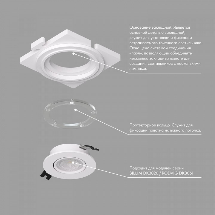 Кольцо декоративное denkirs scb dk3020/61-scb