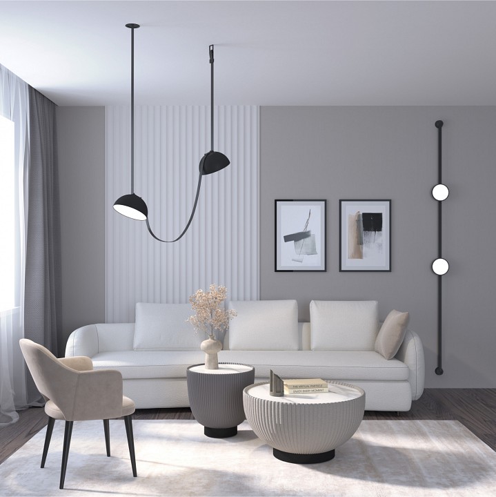 Накладной светильник denkirs belty flow dk5561-bk