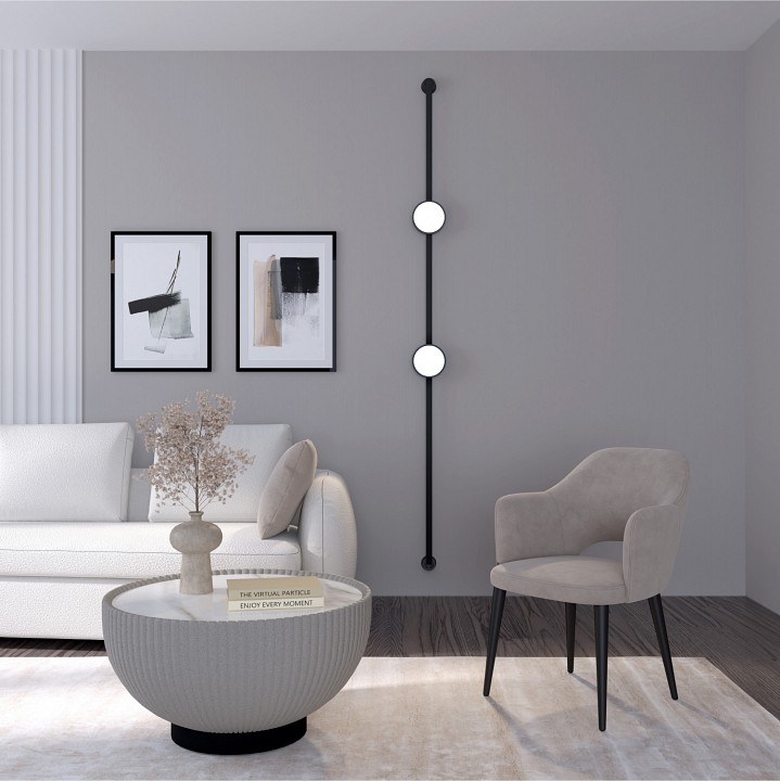 Накладной светильник denkirs belty flow dk5567-bk