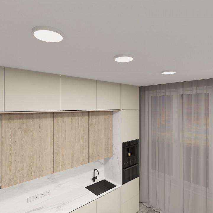 Накладной светильник denkirs thin dk6520-wh