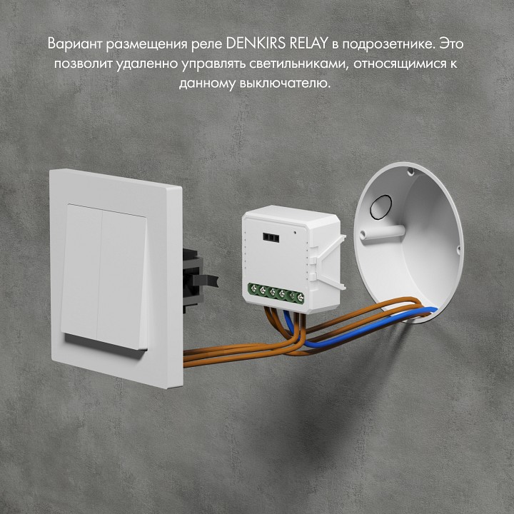 Конвертер wi-fi для смартфонов и планшетов denkirs relay rl1002-sm