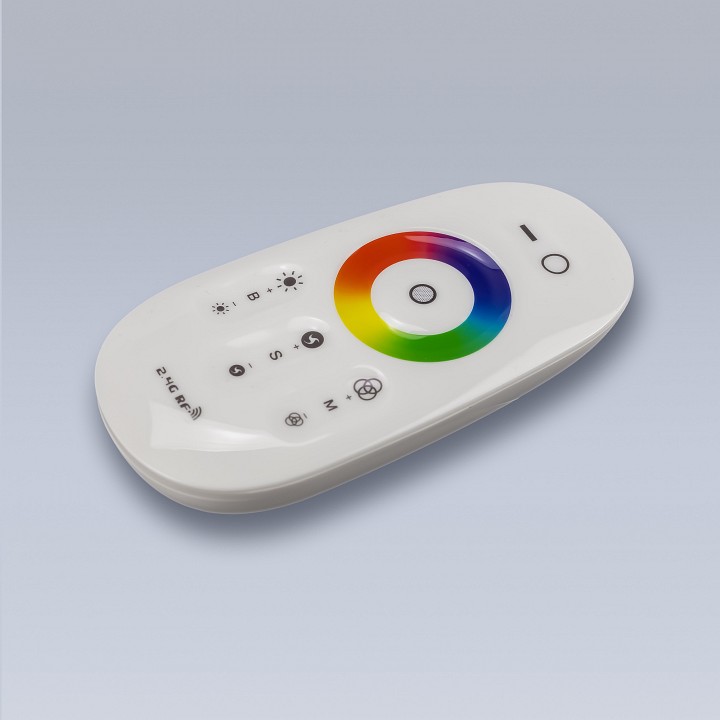 Контроллер-регулятор цвета rgbw с пультом ду eleganz  1007