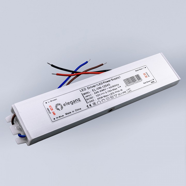 Блок питания с проводом eleganz  el-vw-12045