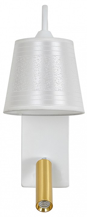 Бра с подсветкой escada 598 598/1a white/brass