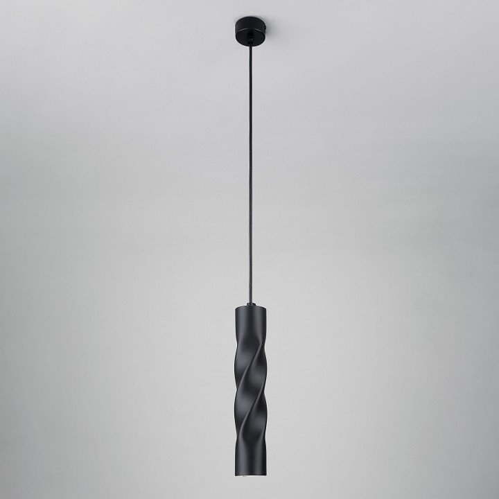 Подвесной светильник eurosvet scroll 50136/1 led черный