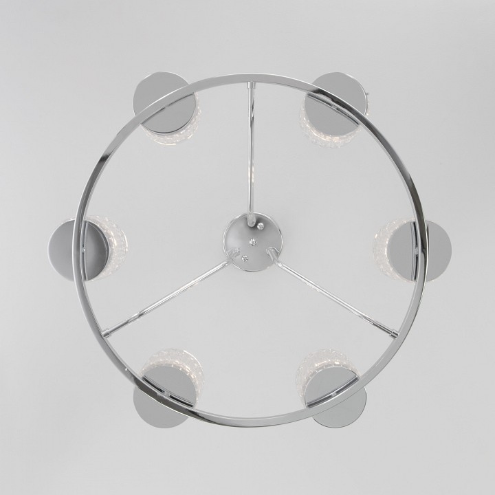 Люстра на штанге eurosvet calle 60127/6 хром