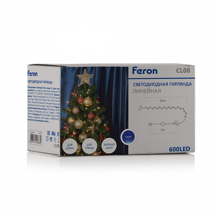 Гирлянда нить feron cl08 41621