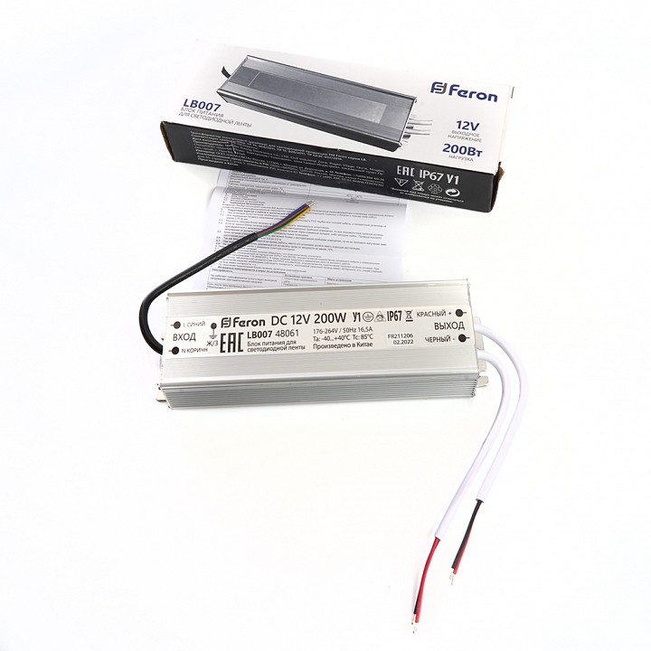 Блок питания feron lb007 48060