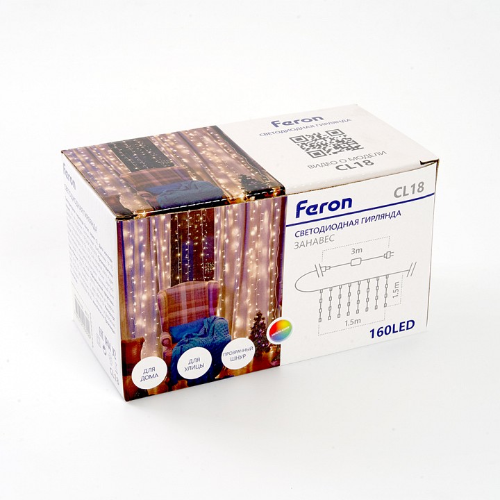 Занавес световой feron cl18 48172