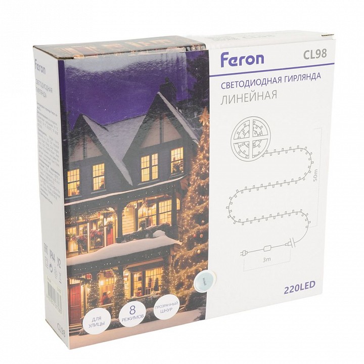 Гирлянда супернить feron cl98 51437