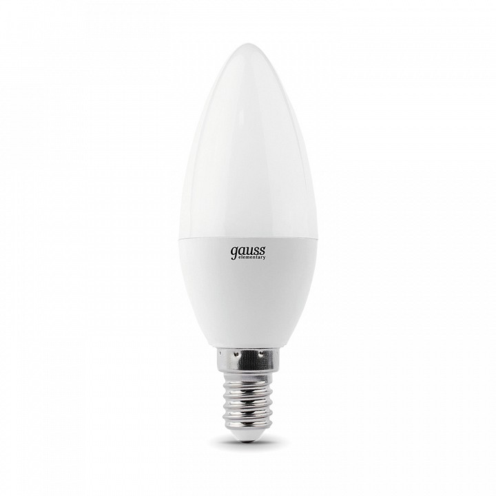 Набор ламп светодиодных gauss led elementary e14 7вт 3000k 33117t
