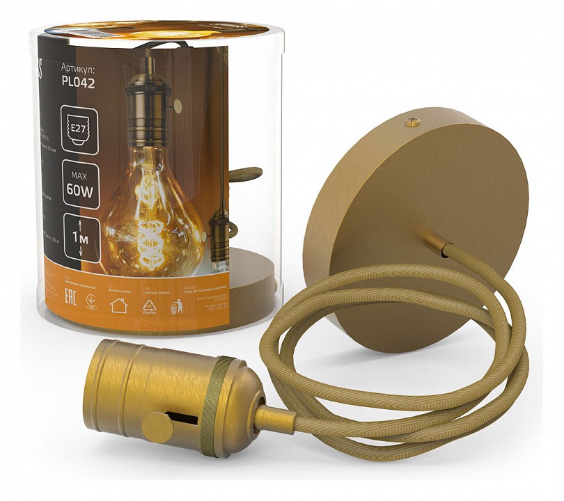 Подвесной светильник gauss decor pl042