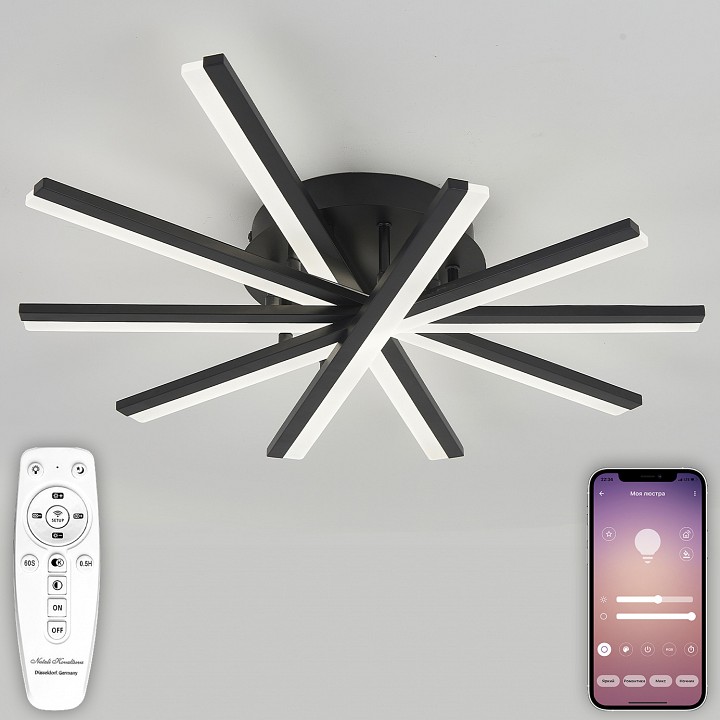 Потолочная люстра natali kovaltseva line led lamps 81174