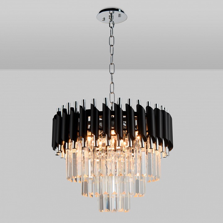 Подвесная люстра natali kovaltseva darian darian 76017/5c chrome black