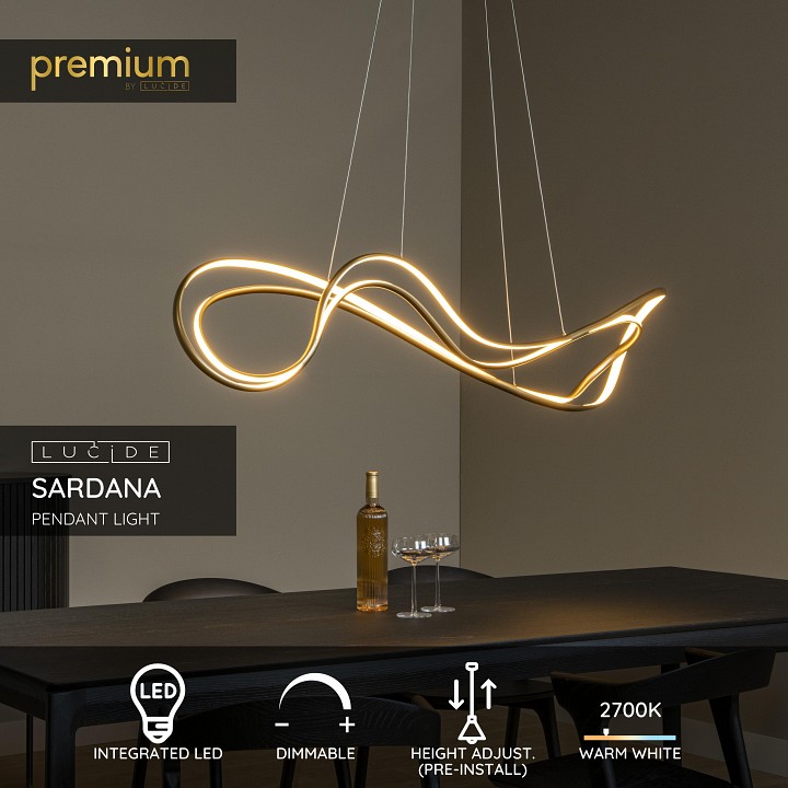 Подвесной светильник lucide sardana 52400/59/02