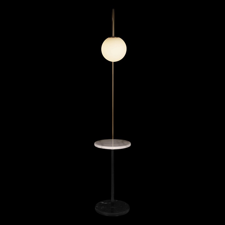 Стол журнальный с торшером loft it sonni 10145 black