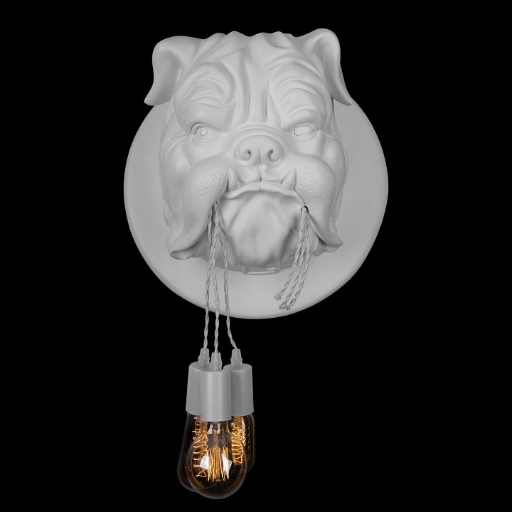 Бра loft it bulldog 10177 white