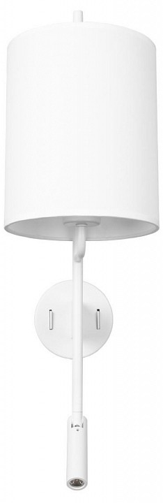 Бра с подсветкой loft it ritz 10253w/b white